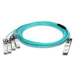 40G QSFP+ To 4x10G SFP+ Breakout Active Optical Cable